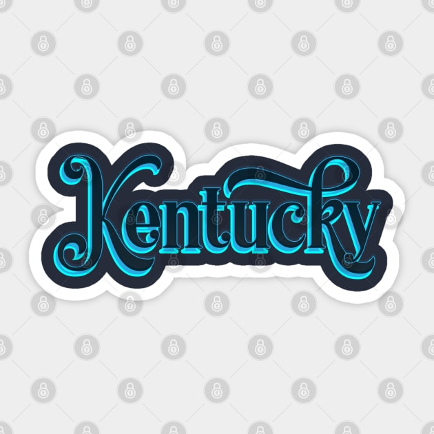 Kentucky Pride Sticker by CTShirts